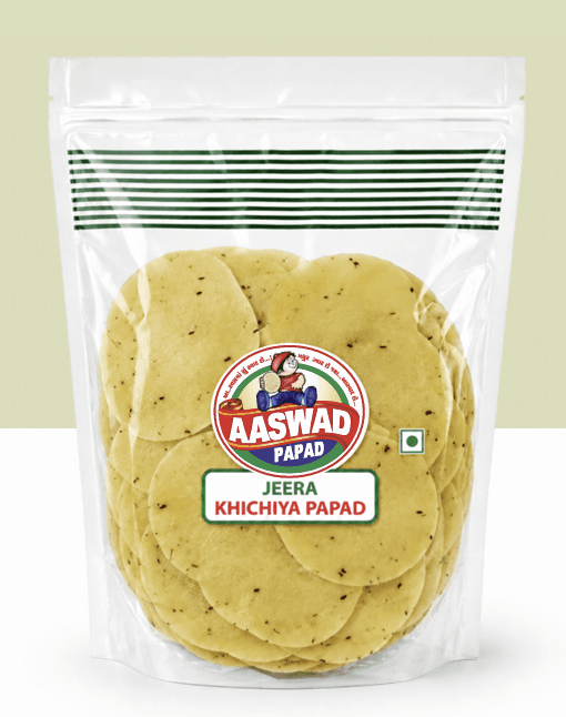 3 Inch Jeera Rice Papad